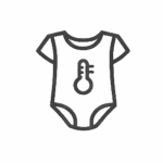 لباس تب نمای نوزاد